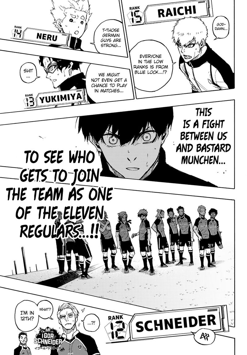 Blue Lock, Chapter 157
