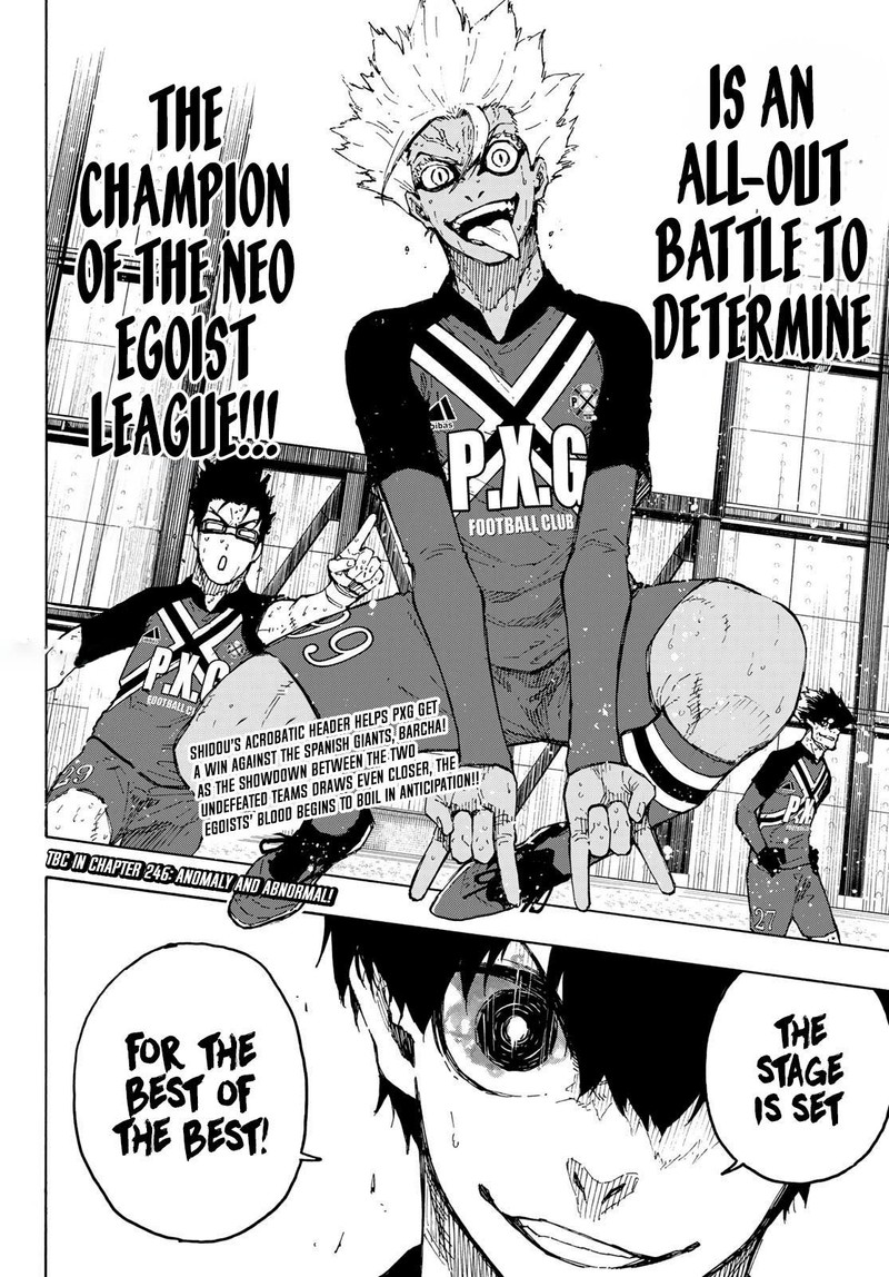 Blue Lock, Chapter 245