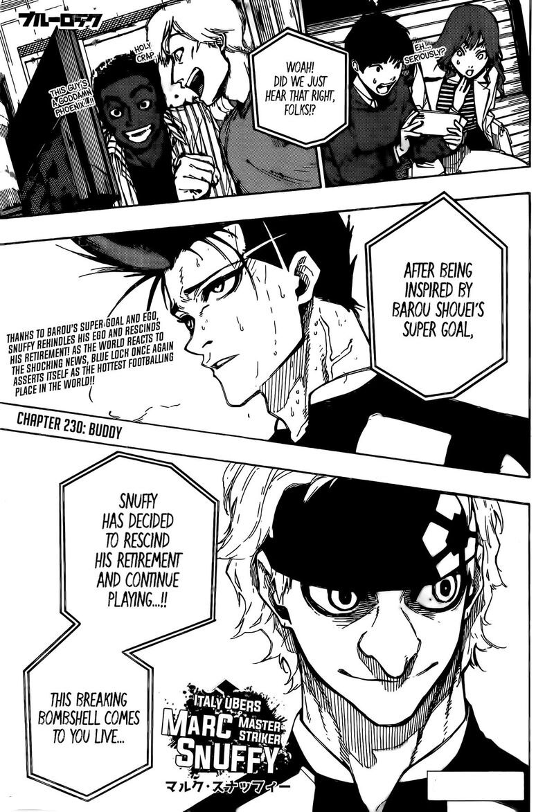 Blue Lock Manga Chapter 230