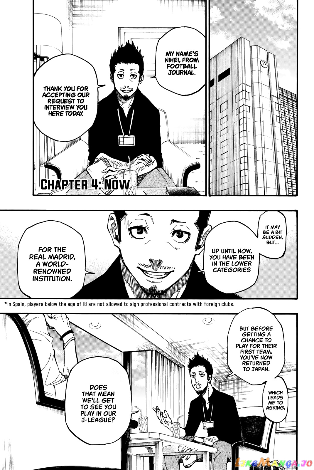 Blue Lock Manga Chapter 4