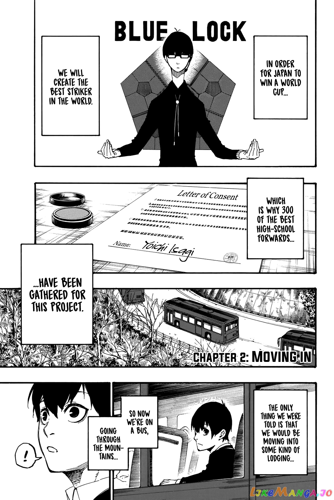 Blue Lock Manga Chapter 2