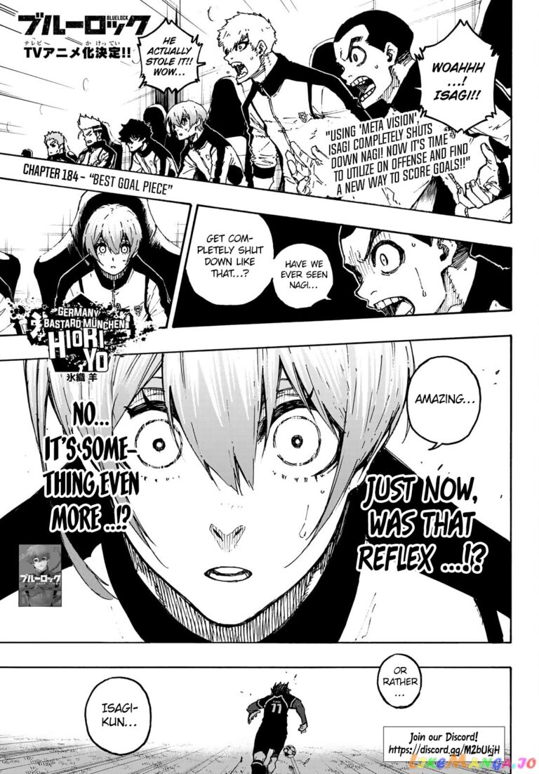 Blue Lock Manga Chapter 184