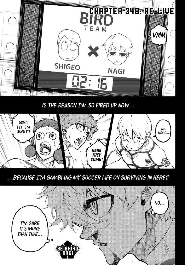 Blue Lock Manga Chapter 349