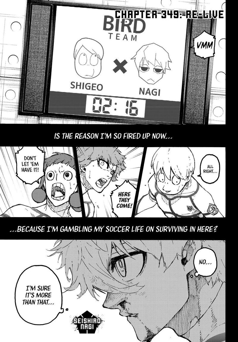 Blue Lock Manga Chapter 349
