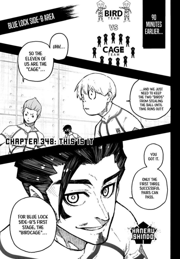Blue Lock Manga Chapter 348