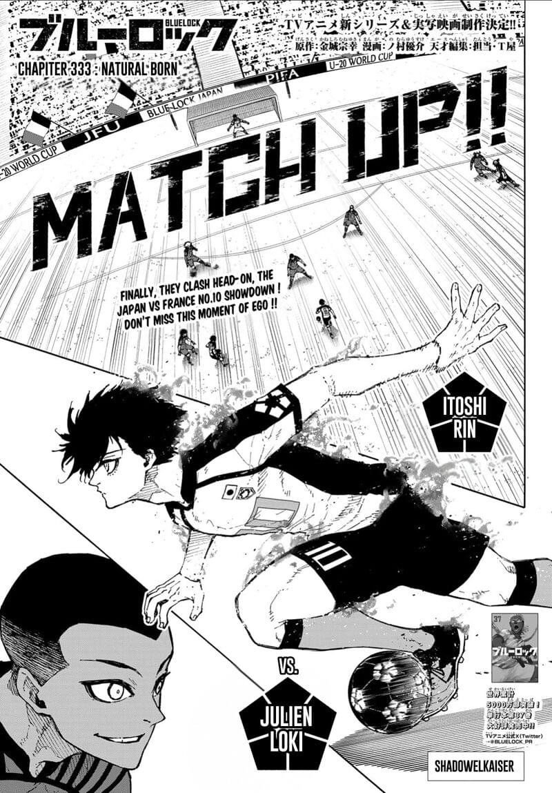 Blue Lock Manga Chapter 333